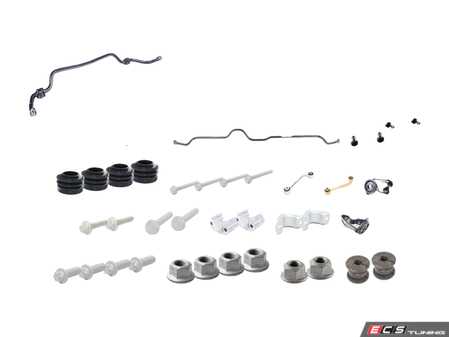 ES#2794811 - 2033234465KT3 - Front And Rear Sway Bar Kit - Includes New Front And Rear Sway Bars, Brackets, Hardware, And End Links - Assembled By ECS - Mercedes Benz