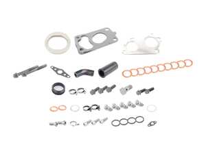 ES#3675374 - 13717799839KT - Turbo Installation Kit - Front And Rear  - All hardware required for a successful install utilizing high quality aftermarket components - Assembled By ECS - BMW