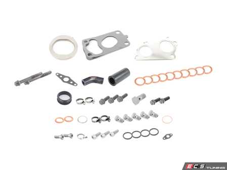 ES#3675374 - 13717799839KT - Turbo Installation Kit - Front And Rear  - All hardware required for a successful install utilizing high quality aftermarket components - Assembled By ECS - BMW