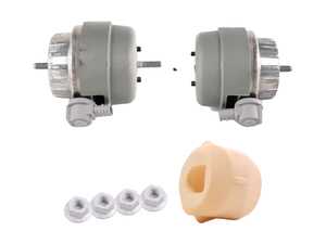 ES#2765925 - 4F0199379BHkt - Engine Mount Kit - Complete set of engine mounts and hardware to keep vibrations in check - Genuine Volkswagen Audi - Audi