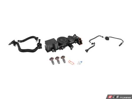 ES#4829964 - 07k103495fKT - Oil Separator/PCV Emissions Service Kit - Everything you need to replace a faulty PCV or to perform some preventative maintenance - Genuine Volkswagen Audi - Audi