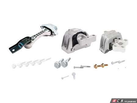 ES#2808551 - 1J0199555APKT2 - OE Drivetrain Mount Kit - Complete kit of mounts and hardware needed to install them - Assembled By ECS - Volkswagen