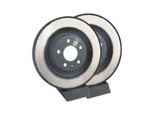 ES#3638826 - 8w0615601kKT - Rear Brake Rotors - Pair (330x22) - Restore your stopping power - Genuine Volkswagen Audi - Audi