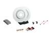 ES#4658199 - 95B615601GKT6 - Rear Brake Service Kit - Featuring Coated Zimmerman Rotors and, Textar Semi-Metallic pads - Assembled By ECS - Porsche