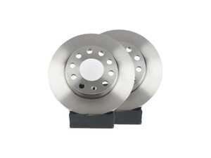 ES#3536517 - 8e0615601q1KT - Rear Brake Rotors - Pair (255x12) - Restore the stopping power in your vehicle - Vaico - Audi
