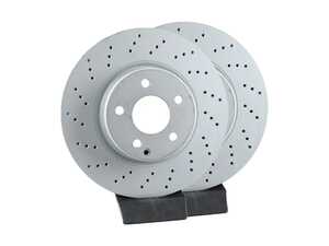 ES#2712876 - 2204210912KT4 -     Front Brake Rotors - Pair - Does not include new rotors securing screws - Zimmermann - Mercedes Benz