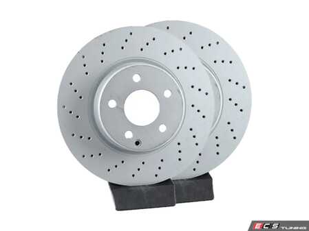 ES#2712876 - 2204210912KT4 -     Front Brake Rotors - Pair - Does not include new rotors securing screws - Zimmermann - Mercedes Benz