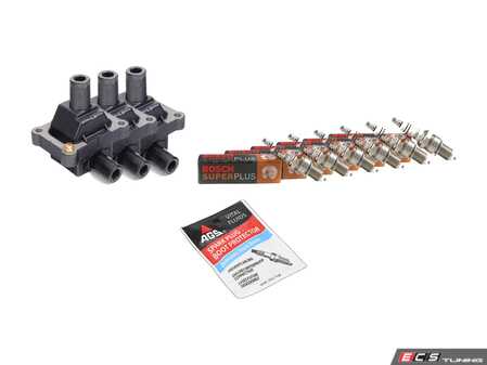 ES#3623863 - 0001587503KT4 -  Ignition Service Kit - Includes three Bosch coil packs and six Bosch spark plugs - Assembled By ECS - Mercedes Benz