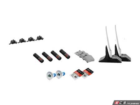 ES#2762678 - 0044209120KT3 - Rear Brake Service Kit  - Featuring Meyle rotors and NPN pads - Assembled By ECS - Mercedes Benz