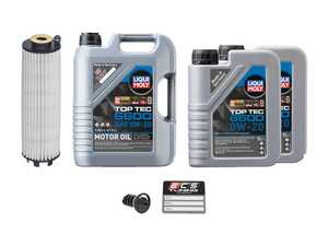 ES#5389041 - 2541840600KT5 - M256 Liqui Moly Top Tec 6600 Oil Service Kit (0w-20) - Includes Hengst filter and Liqui Moly Top Tec 6600 MB Spec oil - Assembled By ECS - Mercedes Benz