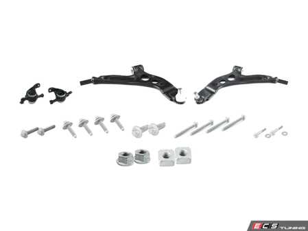 ES#4265938 - 31126879841KT - Front Lower Control Arm / Wishbone With Ball Joint - Kit  - Includes Control Arms, Meyle HD Bushings, Hardware, and Ball Joints - Assembled By ECS - MINI