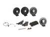 ES#4883682 - 8W0615301P6KT - Performance Front And Rear Brake Service Kit - With ECS V5 slotted rotors and ECS EP24 Enthusiast Performance brake pads - Assembled By ECS - Audi