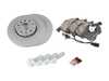 ES#1899322 - 8E0698007 - Front Brake Service Kit - Featuring Zimmermann Rotors and ECS DD23 ceramic pads. - Assembled By ECS - Volkswagen