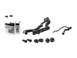 ES#2587707 - 8E0121049NKT - Radiator Installation Kit with hoses - Everything you need to install a new radiator in your Audi - Genuine Volkswagen Audi - Audi