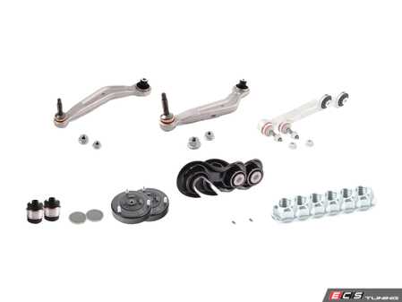 ES#2601976 - 33326767748KT6 - Rear Suspension Refresh Kit - Level 1 - Bushings and hardware for a partial rear suspension rebuild - with Lemforder, Febi, and Meyle components - Assembled By ECS - BMW