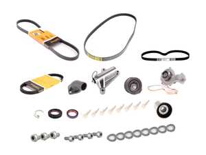ES#3969724 - 058198479V2KT - Ultimate Timing Belt Kit - Complete kit to service your timing belt, water pump, and thermostat - Assembled By ECS - Audi Volkswagen