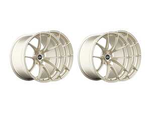 ES#4810224 - vs5rs19105KT2 - 19" APEX VS-5RS Staggered Wheel Set - Motorsport Gold - 19x10" ET12, 19x10.5 ET18 - APEX Wheels - BMW