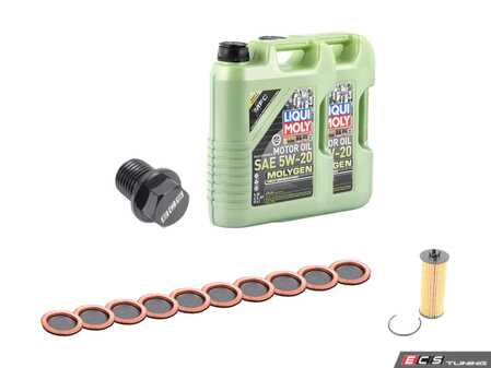ES#5424534 - 7B0115562DKT - Routan Oil Change Kit  - Includes Oil, Filter, Magnetic drain plug, Replacement washers, and oil change service sticker - Assembled By ECS - Volkswagen