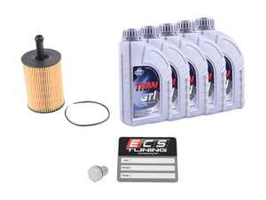 ES#3144637 - 071115562CZKT -  Oil Service Kit - Includes oil filter and Fuchs 5w-40 oil - Assembled By ECS - Volkswagen
