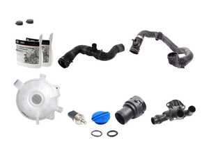 ES#2598210 - 1K0122101DKT1 - Cooling System Refresh Kit - Level 1 - This entry level kit covers the most common failures in the cooling system - Genuine Volkswagen Audi - Volkswagen