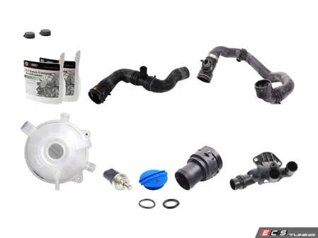 ES#2598210 - 1K0122101DKT1 - Cooling System Refresh Kit - Level 1 - This entry level kit covers the most common failures in the cooling system - Genuine Volkswagen Audi - Volkswagen