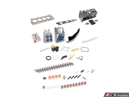 ES#4039656 - 06H103264BKT - Complete Remanufactured Cylinder Head Overhaul Kit - Price includes a $455.00 refundable core charge. A complete engine overhaul for a case of an unfortunate turn of events, ultimately leading to bent valves - Assembled By ECS - Audi