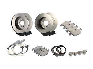 ES#4840177 - 3691702KT - Brembo Front & Rear Brake Service Kit - Brake Kit Including Rotors, Pads, Set Screws, and Wear Sensors - Brembo - BMW
