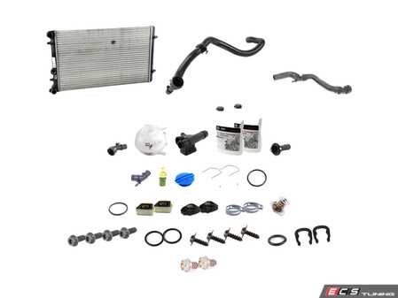 ES#2765672 - 1J0121253ADKT6 - Cooling System Refresh Kit - The most common failure points in your cars cooling system - Assembled By ECS - Volkswagen