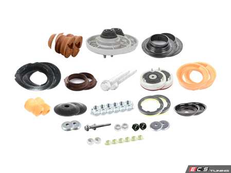 ES#3618934 - 31332282651AKT - Cup Kit/Coilover Installation Kit - Everything you need to install coilovers, shocks/struts, or a cup kit on your BMW - Assembled By ECS - BMW