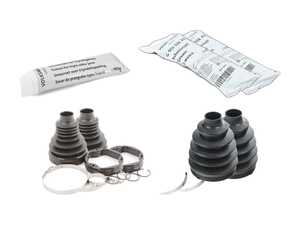 ES#2763782 - 8K0498201BKT - Front CV Joint Refresh Kits - Complete refresh kit including hardware, boots, clamps, and grease - Genuine Volkswagen Audi - Audi