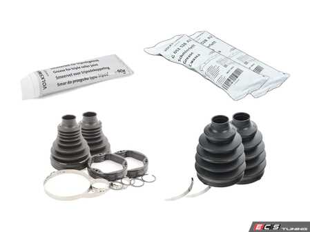 ES#2763782 - 8K0498201BKT - Front CV Joint Refresh Kits - Complete refresh kit including hardware, boots, clamps, and grease - Genuine Volkswagen Audi - Audi