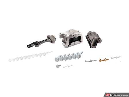 ES#2765570 - 1J0199262BFKT - OE Drivetrain Mount Kit - Includes engine mount, transmission mount, dogbone mount and all hardware - Genuine Volkswagen Audi - Volkswagen