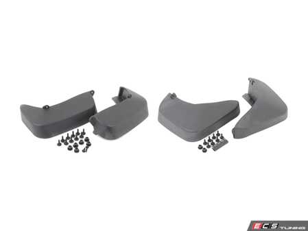 ES#2793844 - 8U0075111kt - Front & Rear Splash Guard Kit - Includes front & rear splash guards with retaining hardware to stop debris from being thrown into your vehicle. - Genuine Volkswagen Audi - Audi