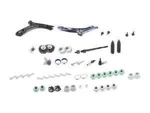 ES#2992213 - 1K01991KT5 - Front Suspension Refresh Kit - Stage 3 - Includes inner and outer tie rods, strut mounts, strut bearings, ball joints, sway bar links, front control arms, and related hardware - Genuine Volkswagen Audi - Volkswagen