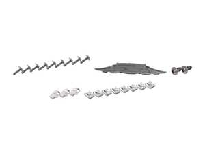 ES#3648481 - 8f0863821KT - Belly Pan & Installation Hardware Kit - Includes a replacement belly pan with all necessary mounting hardware - Genuine Volkswagen Audi - Audi