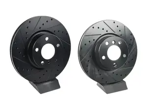 Front V5 Drilled & Slotted Brake Rotors - Set (328x28)
