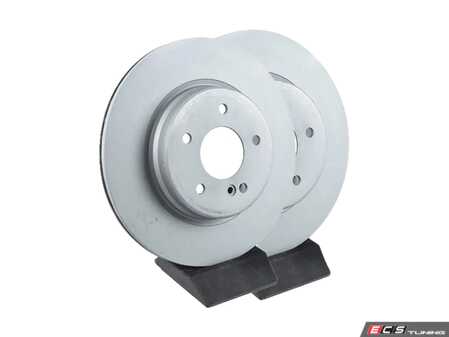 ES#2703242 - 2104230812KT4 -   Rear Brake Rotors - Pair - Does not include new brake rotor securing screws - Zimmermann - Mercedes Benz