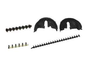 ES#2877646 - 3c8810971bKT - Rear Fender Liner Kit - Everything in one kit needed to repair or replace your broken or missing rear fender liners. - Genuine Volkswagen Audi - Volkswagen