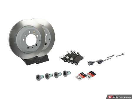 ES#4674570 - 9y0615601rKT - Rear Brake Service Kit - Featuring Genuine Porsche Rotors, and Genuine Porsche Pads - Genuine Porsche - Porsche