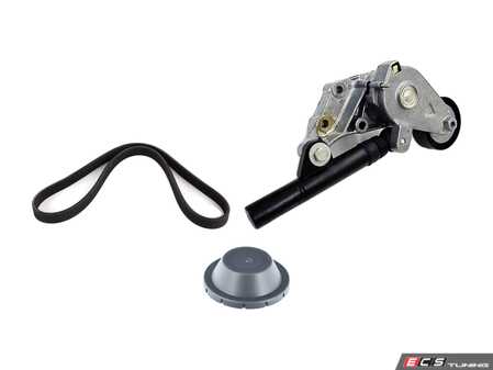 ES#4265354 - 038903137JKT1 -  Accessory Belt Kit - Includes accessory belt, tensioner, idler pulley and hardware - Assembled By ECS - Volkswagen