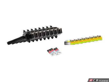 ES#2725409 - 058905105kt4 - Ignition Service Kit - Includes eight Prenco coil packs and eight Bosch spark plugs - Assembled By ECS - Audi