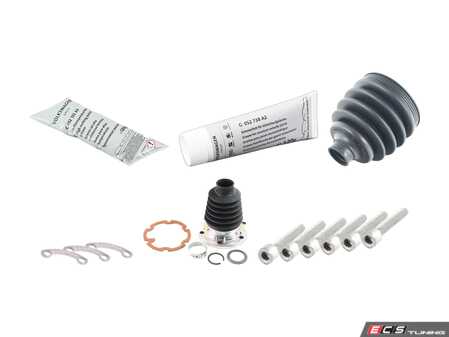 ES#2996854 - 1K0498203KT1 - CV Joint Refresh Kit  - Includes all the boots and bolts you'll need to service one driveshaft - Genuine Volkswagen Audi - Volkswagen