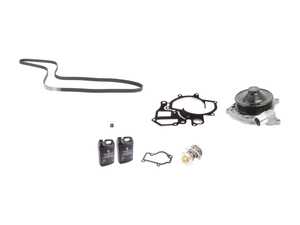 ES#3022464 - 99710601105KT3 - Water Pump & Thermostat Kit - Includes gaskets, coolant, and a new belt! - Genuine Porsche - Porsche