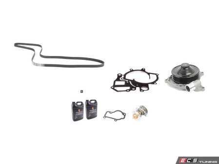 ES#3022464 - 99710601105KT3 - Water Pump & Thermostat Kit - Includes gaskets, coolant, and a new belt! - Genuine Porsche - Porsche