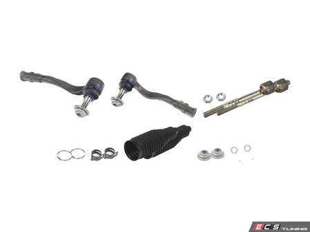 ES#4785766 - 8W0423812CKT - Tie Rod Replacement Kit - Both - Everything you need to replace both steering tie rods featuring Meyle inner and outer rods - Assembled By ECS - Audi