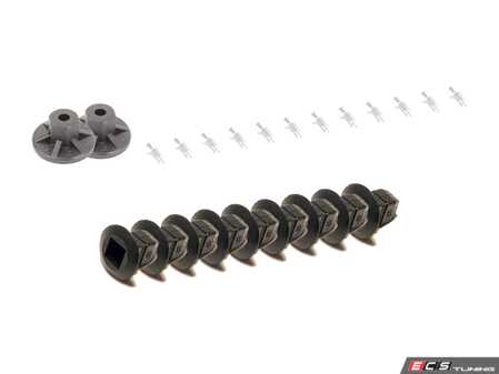 ES#2167477 - 7P6898115 - Fender Liner Hardware Kit - Complete hardware kit to secure one fender liner - Genuine Volkswagen Audi - Volkswagen