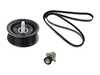 ES#4872320 - 0039937596KT1 - Engine Drive Belt Kit - Includes tensioner, belt and idler pulley - Assembled By ECS - Mercedes Benz