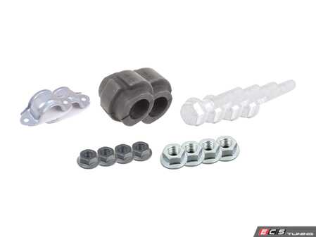 ES#2765554 - 4D0411327GAKT3 - Front Sway Bar Installation Kit - Sedan - Everything you need to install a new front sway bar quickly and easily - Assembled By ECS - Volkswagen