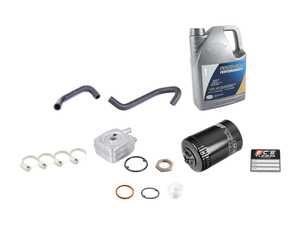 ES#2973037 - 068117021BKT2 -  Oil Cooler Replacement Kit - Stage 2 - Includes the necessary components to replace your oil cooler and perform an engine oil service - Assembled By ECS - Audi