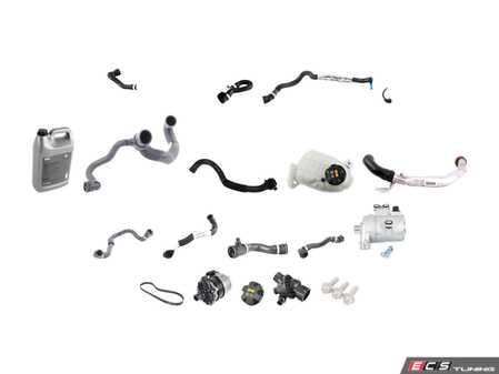 ES#4845718 - F30335CSRL2KT - Cooling System Refresh Kit - Level 2 - A more advanced refresh kit - with primary cooling system hoses and an accessory belt - Assembled By ECS - BMW